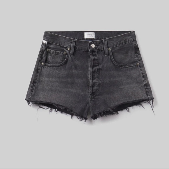 Citizens Of Humanity Loro Shorts in Vintage Black - Picture 9 of 9